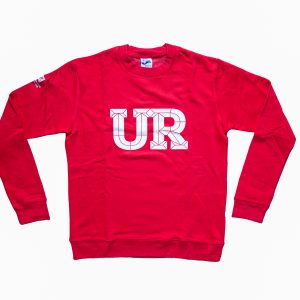 Sudadera roja UR sin capucha