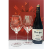 Caja de Vino con 1 Botella Crianza DOC Rioja y 2 Copas