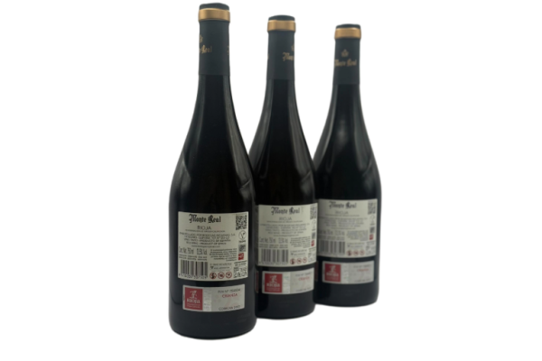 Caja de Vino con 3 Botellas de Crianza DOC Rioja