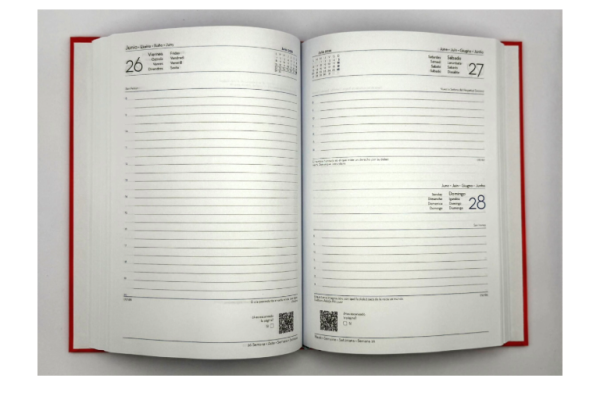 Proyecto Cambiar tamaño de imagen (4) Agenda Roja A5 UR 2026