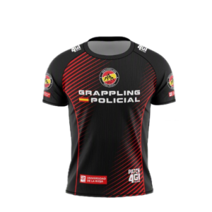 Camiseta Grappling Policial roja
